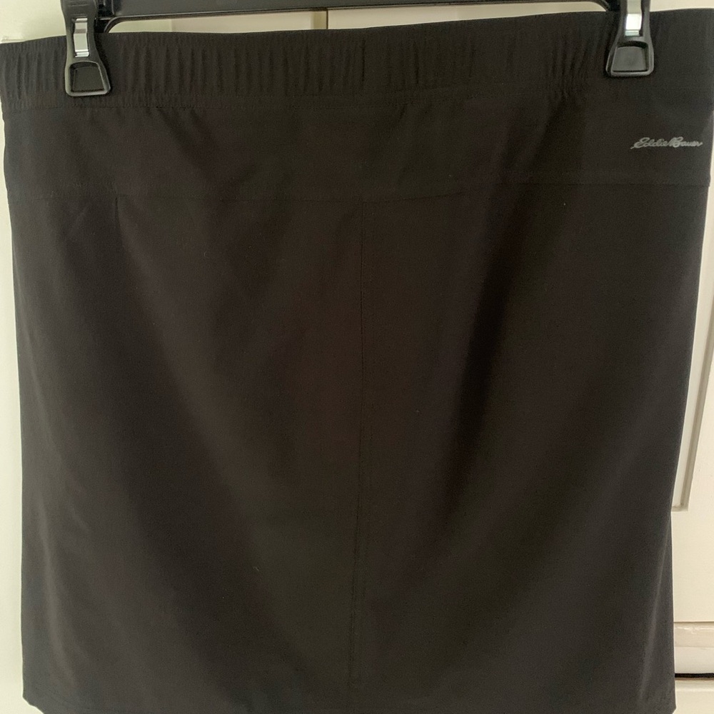 Eddie Bauer Black Active Skirt Women's 14 UPF 50+ Sun Protection Sweatwick